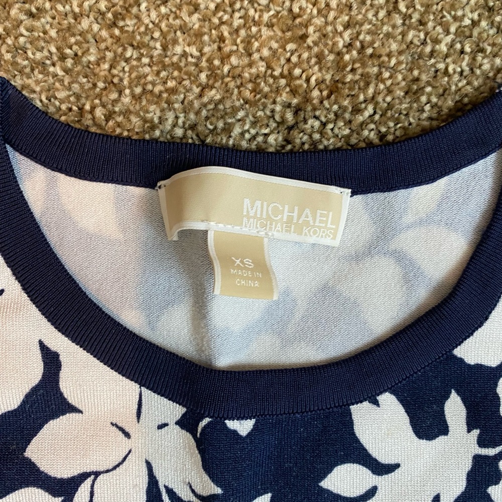 Michael Kors Floral Tank Dress SZ XS